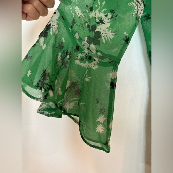 Veronica Beard Sean Silk Ruched Mini Dress - Picture 10 of 11